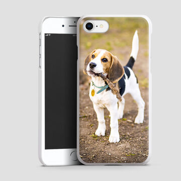pet photo printed onto hard shell phone case